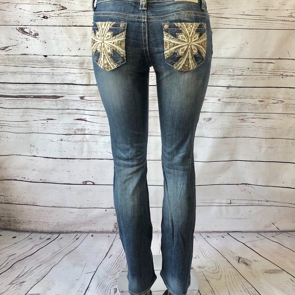 Grace in LA Boot Cut Jeans Size 28 - Picture 2 of 4